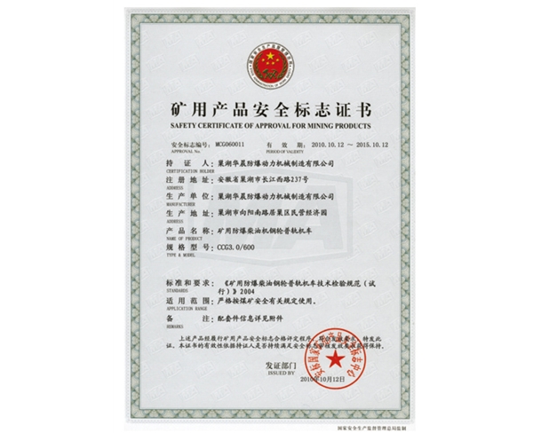 矿用产品安全标志证书 (3)